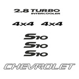 Adesivos Emblemas S10 2.8 Turbo Intercooler Chev 2003 A 2008