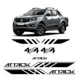 Adesivos Frontier Attack 4x4