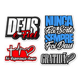 Adesivos Gospel Carro Frase