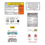 Adesivos Instrucoes Opala Diplomata