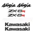 Adesivos Lateral Compatível Kawasaki Ninja Zx-6r 2012 Preta