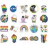 Adesivos Lgbt Arco Íris Amor Orgulho Gay Parada Pride