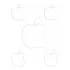 Adesivos Logo Maçã Apple Mac Ios iPhone iPad iPod Mac 5uni