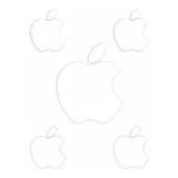 Adesivos Logo Maca Apple