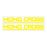 Adesivos Mono Cross   Xt 600   Amarelo   Frete Grátis