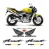 Adesivos Moto Honda Cb600f Hornet Faixa Tanque Preto/amarelo