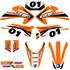 Adesivos Motocross Crf230 2007 0.20mm Crf-40 Laranja