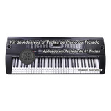 Adesivos Notas Musicais Teclado
