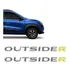 Adesivos Outsider Kwid 2023 Emblema Lateral Modelo Original