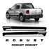 Adesivos Saveiro Robust 2014/ Faixas Lateral/traseiro Preto