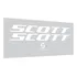 Adesivos Scott Branco 40 Cm Montain Bike Mtb
