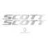 Adesivos Scott Prata 40 Cm Montain Bike Mtb