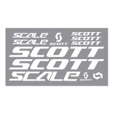 Adesivos Scott Scale Branco Montain Bike Mtb Bicicleta