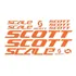 Adesivos Scott Scale Laranja Montain Bike Mtb Bicicleta