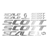 Adesivos Scott Scale Prata Montain Bike Mtb Bicicleta