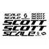 Adesivos Scott Scale Preto Montain Bike Mtb Bicicleta