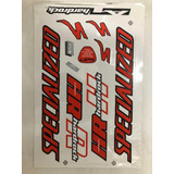 Adesivos Specialized Hardrock Vermelho