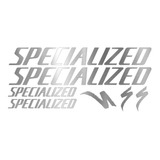 Adesivos Specialized Prata Mtb