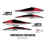 Adesivos Suzuki Yes 125 2008 Preta + Logo Resinado 10202