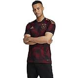 Adidas Camisa Masculina De Futebol Alemanha 2022 Away, Black / Red, M