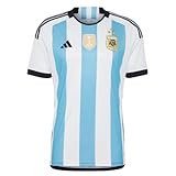 Adidas Camisa Masculina De Futebol Argentina 3 Estrelas Winners Home, Branco/azul., M