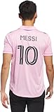 Adidas Camisa Masculina Soccer Messi #10 Inter Miami Cf 22/23 Autêntica – Feita Com Materiais 100% Reciclados, Rosa, Gg