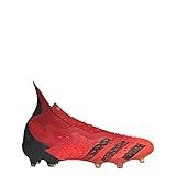 Adidas Chuteira Predator Freak+ Firm Ground - Futebol Masculino, Núcleo Vermelho Preto - Solar Vermelho, 12