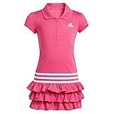 Adidas Girls' Baby Short Sleeve Polo Dress, Pink, 18 Months