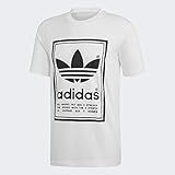 Adidas Originals Camiseta Masculina Vintage, White/black, Small
