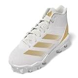 Adidas Tênis Masculino Adizero Impact Spark Cano Médio, Branco/dourado Metálico/branco, 8.5