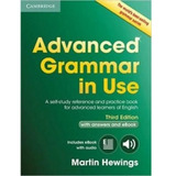 Advanced Grammar In Use With Answers And Interactive E-book - 3rd Ed, De Martin Hewings. Editora Cambridgr, Capa Mole Em Português, 2015