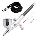 Aerógrafo Para Pintura Com 6 Acessórios