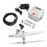 Aerografo Profissional Com Minicompressor