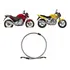 Aeroquip Flexível Freio Dianteiro Cbx250 Twister, Cb300 