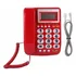 Aexpes Telefone Fixo Residencial Vermelho