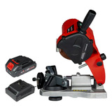 Afiador De Corrente A Bateria 18v 2ah Com Carregador Toyama Cor Vermelho