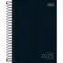 Agenda 2025 Espiral Diária Spice Preta 14,0 X 20,0 Cm