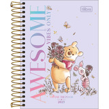 Agenda Diária Tilibra Pooh 2025 Ursinho Puff