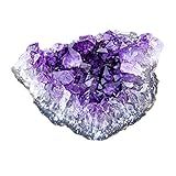 Aglomerados De Ametistas Jovivi, Geodo De Ametista, Natural, Não Lapidada, Cristais Curativos, Pedra, Rocha, Aglomerado De Cristal De Drusa Para Bruxaria, 300 A 400 G