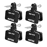 Agptek Pastilhas De Freio De Bicicleta, Pastilhas De Freio De Alto Desempenho, Pastilhas De Freio A Disco E Mola (semi-metálica) Para Freios A Disco De Mountain Bike, 4 Pares De Pastilhas De Bicicleta