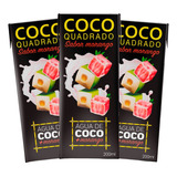 Água De Coco Coco Quadrado 200ml Sabor Morango 9un