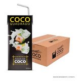 Água De Coco Coco Quadrado Tradicional cx 27 Und 200ml 