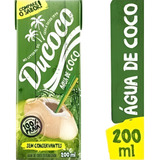 Água De Coco Ducoco Tp 200ml Kit Com 15