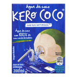 Água De Coco Esterilizada Kero Coco 200ml 12 Unidades