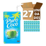 Água De Coco Puro Coco 180ml Caixa C 27 Unidades