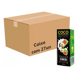 Água De Coco Quadrado Melancia 200ml Caixa Com 27un