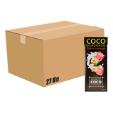 Água De Coco Quadrado Morango 200ml Caixa Com 27un
