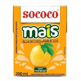 Água De Coco Sococo Mais Maracujá 200ml Kit Com 18