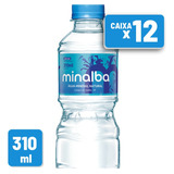 Água Mineral Minalba Sem Gás Pet 310ml Fardo C 12 Un