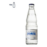 Água Mineral Natural Prata Pack C 12 Garrafa De Vidro 300ml